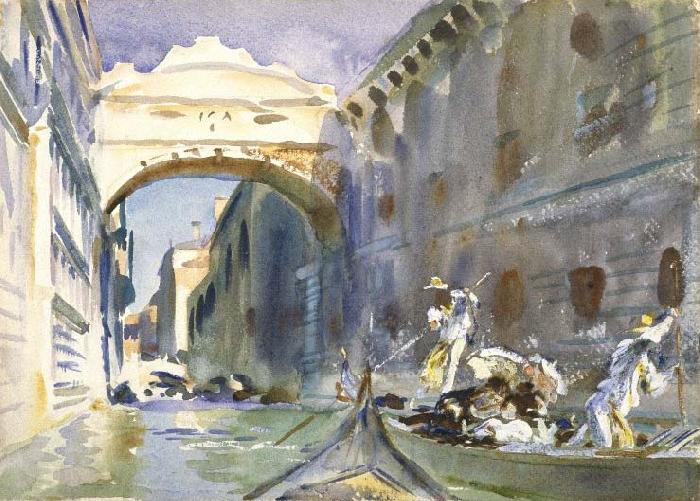 John Singer Sargent The Bridge of Sighs France oil painting art